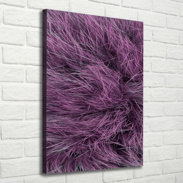 Print pe canvas blană roz