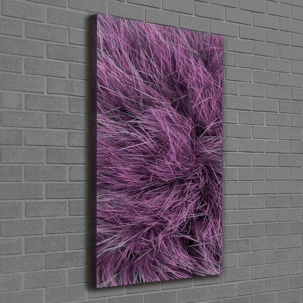 Print pe canvas blană roz