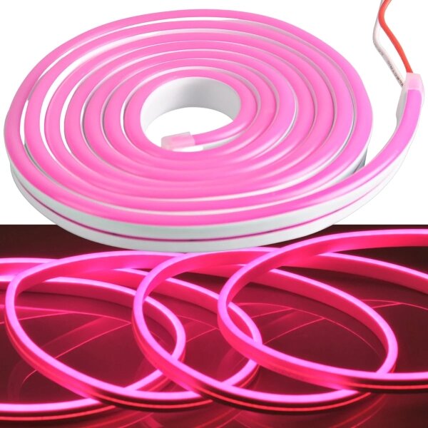 Benzi LED NEON 2 m LED/17W/12V IP65 roz
