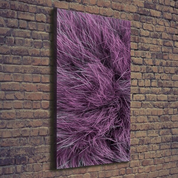 Print pe canvas blană roz