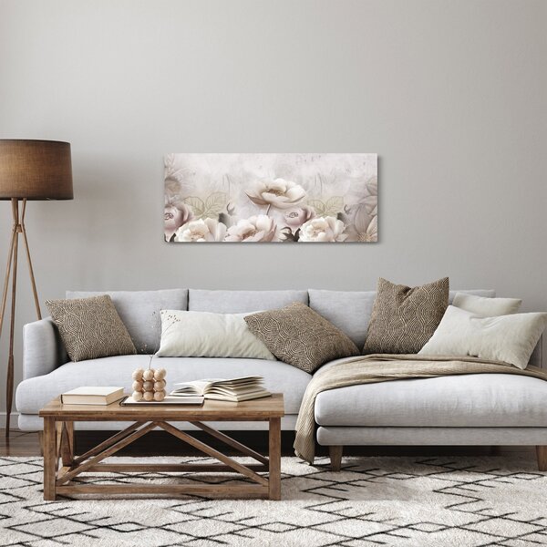 Tablou - Tufe roz (120x50 cm)