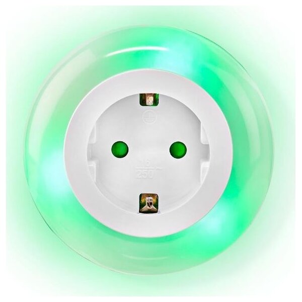 Corp de iluminat LED de veghe cu senzor Nedis LNLGSOCK01 LED/0,6W/230V