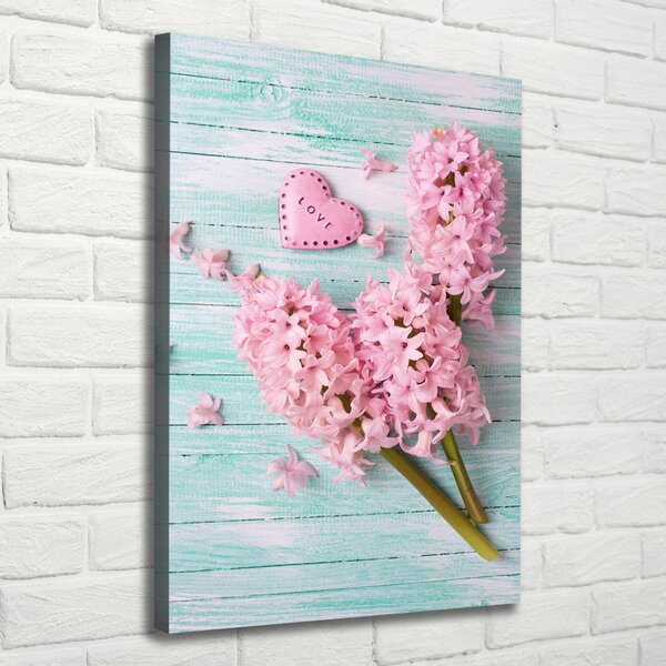 Tablou canvas flori de liliac