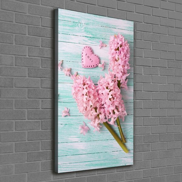 Tablou canvas flori de liliac