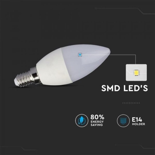 Bec LED RGB dimabil E14/3,5W/230V 6400K + telecomandă