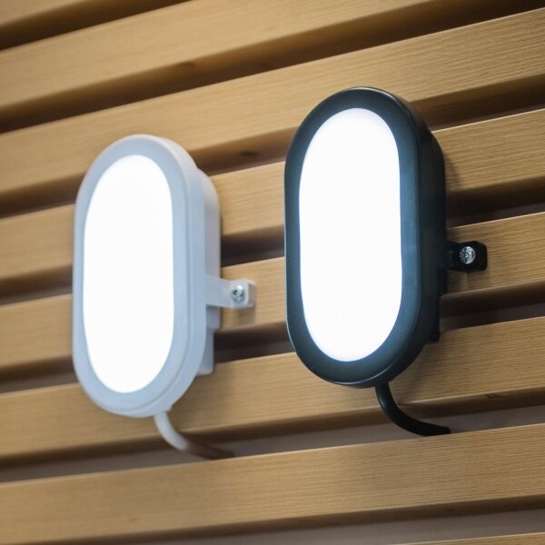 Osram - Aplică LED de exterior BULKHEAD, 11W, 230V, IP54, negru