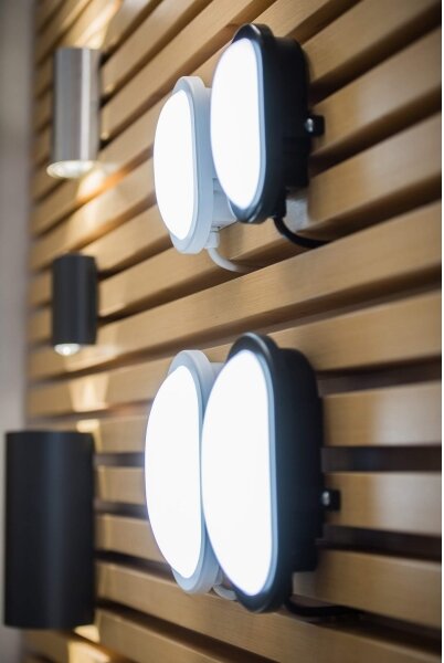 Osram - Aplică LED de exterior BULKHEAD, 11W, 230V, IP54, negru