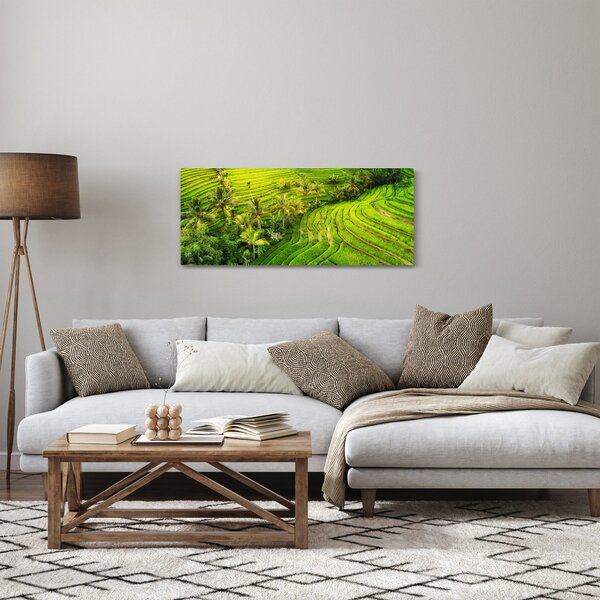 Tablou - Terase de orez (120x50 cm)