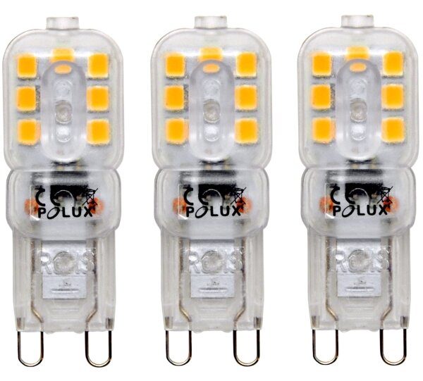 SET 3x bec LED G9/2,5W/230V 3000K