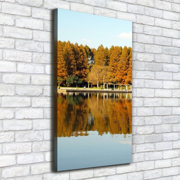 Imprimare tablou canvas Park din toamna