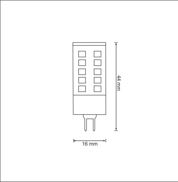 Bec LED G4/3W/12V 3000K