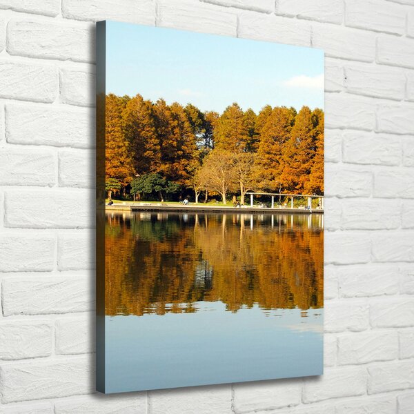 Imprimare tablou canvas Park din toamna