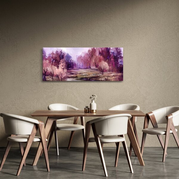 Tablou - Peisaj de toamnă - pictură (120x50 cm)