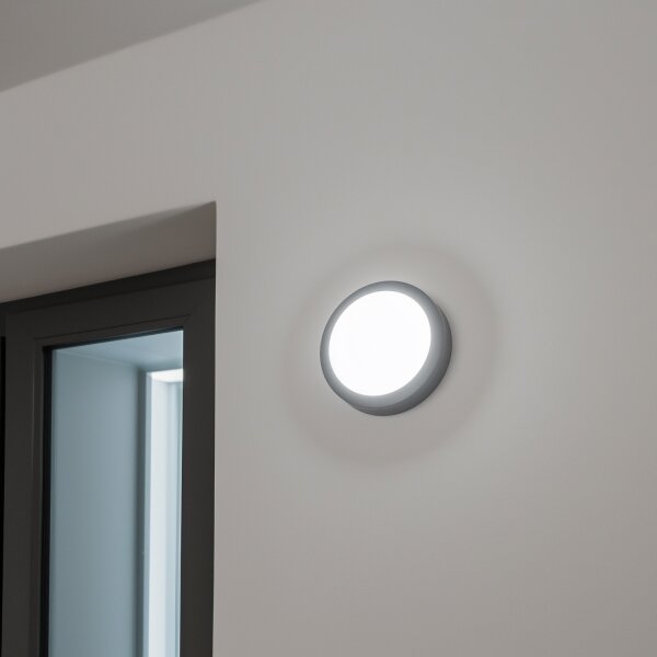 Plafonieră LED de exterior Brilagi LED/13W/230V d. 17 cm IP54 antracit