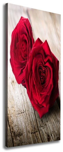 Tablou canvas trandafiri rosii