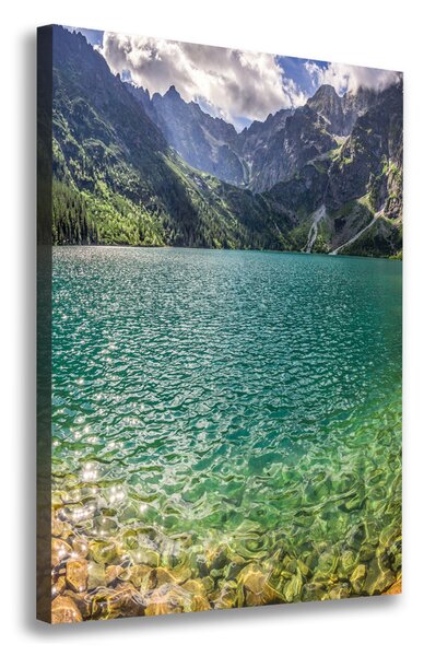 Tablou pe pânză canvas Lacul în munți