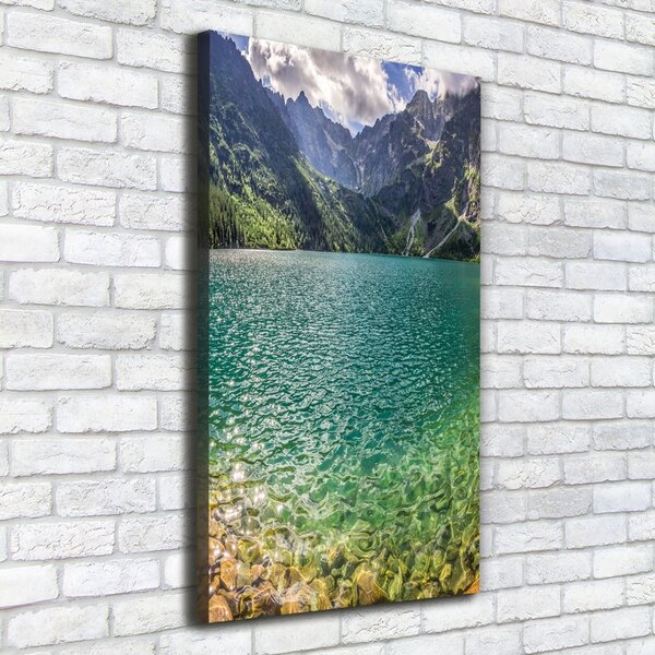 Tablou pe pânză canvas Lacul în munți