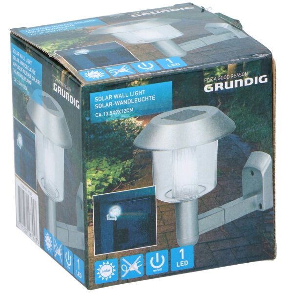 Grundig - LED lampă solară de perete LED/1,2V 600 mAh