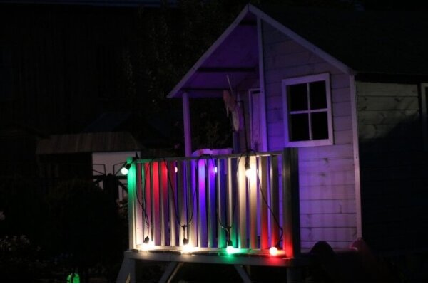 SET 2x bec LED PARTY E27/0,5W/36V verde