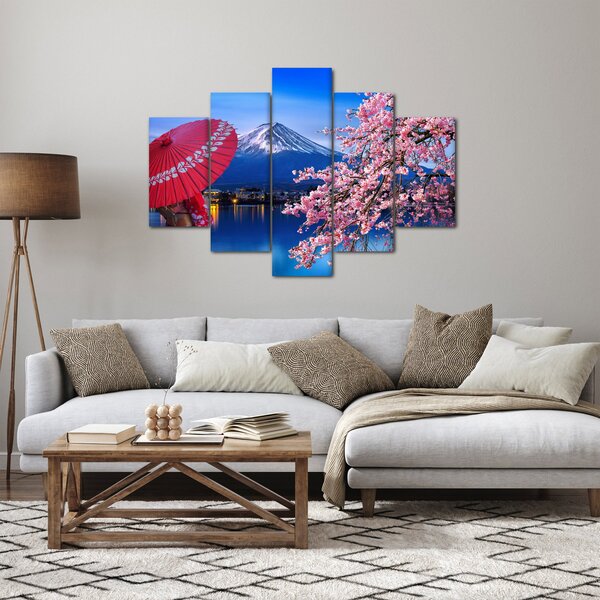 Tablou - cu privire la munte - Japonia (150x105 cm)