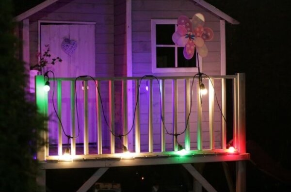 SET 2x bec LED PARTY E27/0,5W/36V roșu