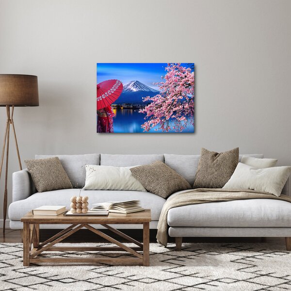 Tablou - cu privire la munte - Japonia (70x50 cm)