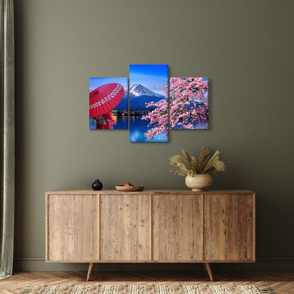 Tablou - cu privire la munte - Japonia (90x60 cm)