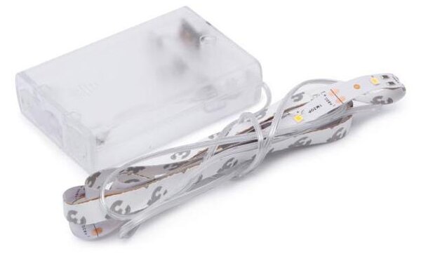 Bandă LED LED/3xAA alb cald