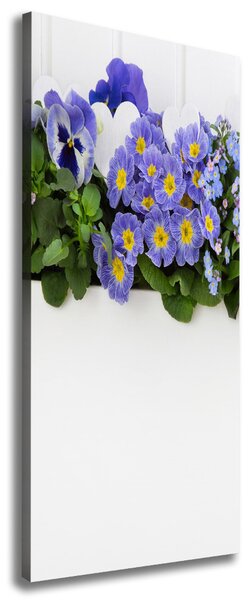 Print pe canvas flori roșii