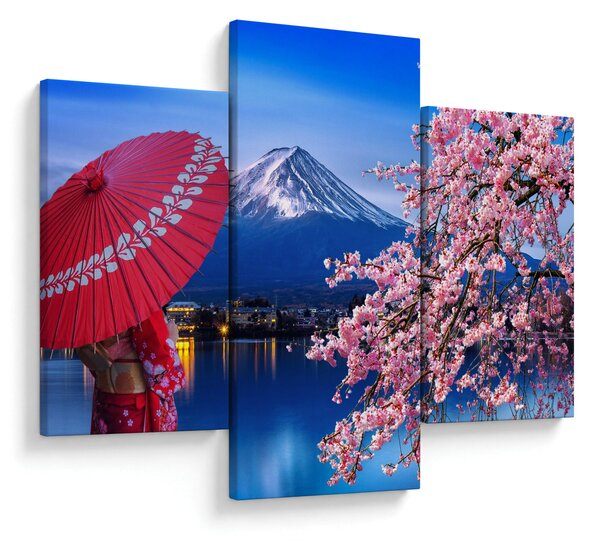 Tablou - cu privire la munte - Japonia (90x60 cm)