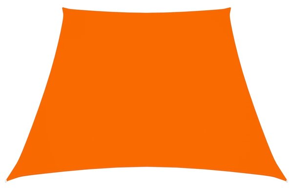 Parasolar, portocaliu, 2/4x3 m, țesătură oxford, trapez