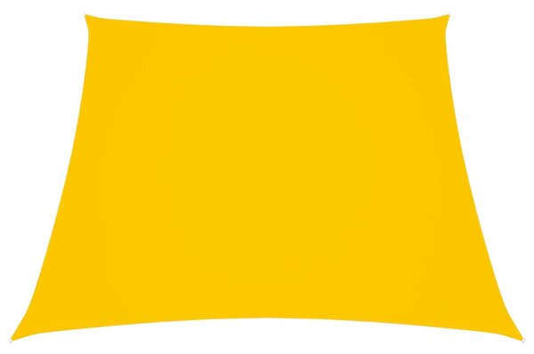 Parasolar, galben, 2/4x3 m, țesătură oxford, trapez