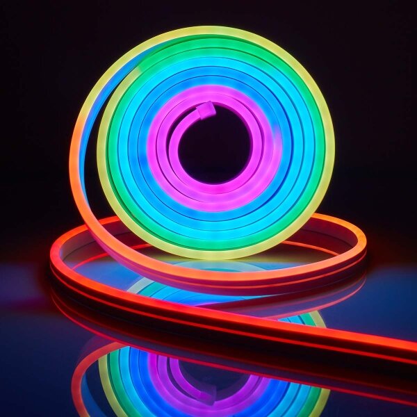 Nedis WIFILN51CRGB-LED RGB bandă LED 6m 32W/230V Wi-Fi IP65 + DO