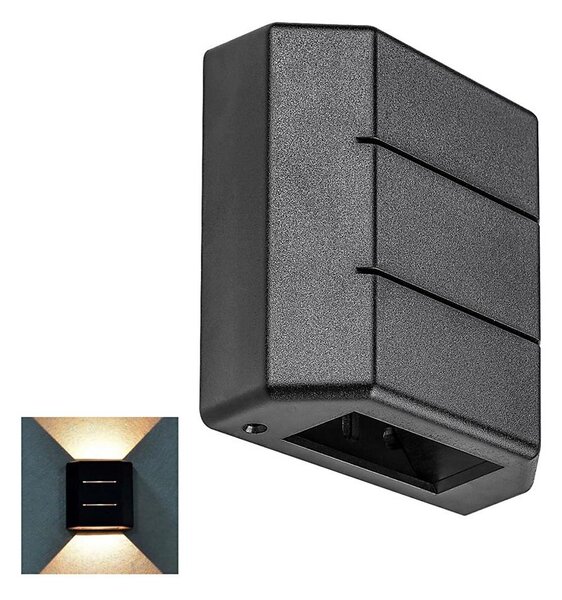 Aplică LED de exterior LIPPA LED/6W/230V IP54 neagră Rabalux 7319