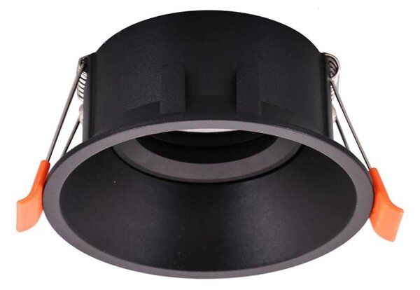 Plafonieră încastrată EYE 1xGU10/25W/230V rotundă neagră