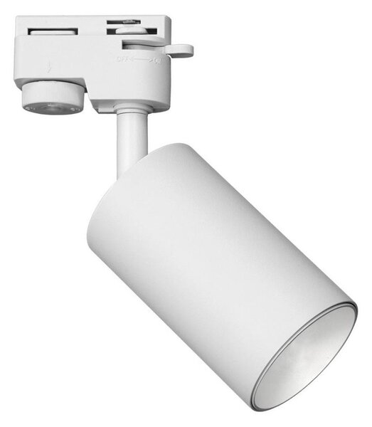 Spot pentru sistem pe șină PIPE 1xGU10/25W/230V alb