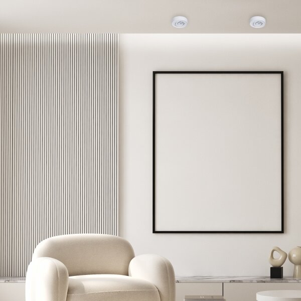 Spot LED încastrat NUSA 1xGU5,3/MR16/50W/12V rotund alb