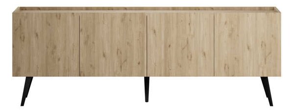 Comoda TV Adore Luna, Stejar, 180x63x42 cm