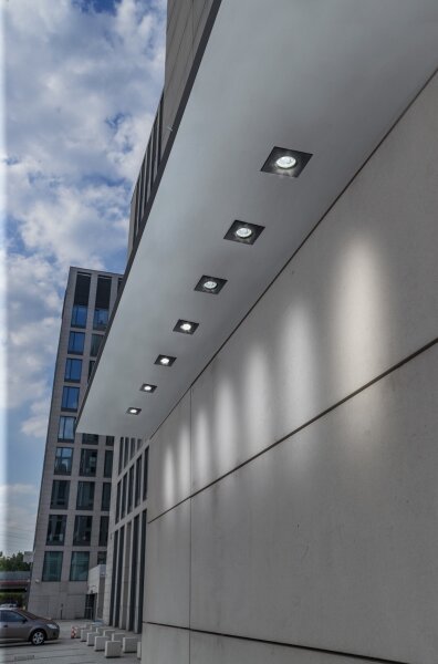 Plafonieră încastrată de exterior IKA 1xGU10/50W/230V IP65 Azzardo AZ4230