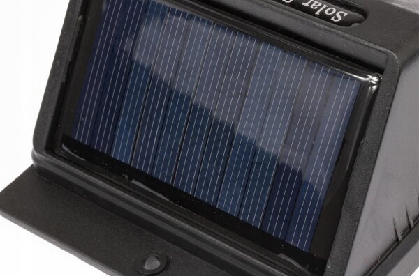 Aplica solară de perete cu senzor LED/0,55W/3,7V 1200 mAh IP65