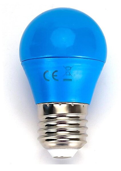 Bec LED G45 E27/4W/230V albastru Aigostar