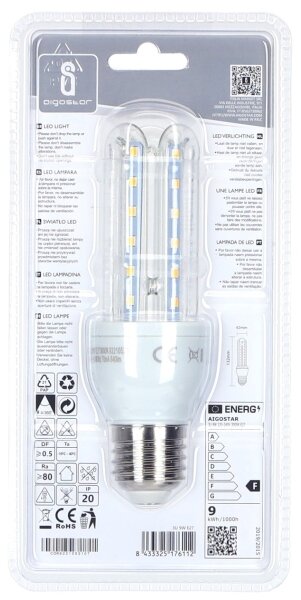 Bec LED E27/9W/230V 3000K Aigostar