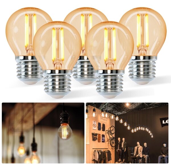 Bec LED G45 E27/6W/230V 2200K Aigostar