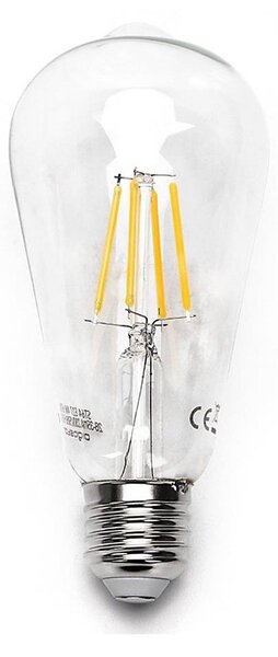 Bec LED ST64 E27/8W/230V 2700K Aigostar