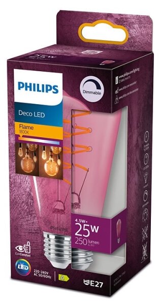 Bec LED dimabil DECO Philips ST64 E27/4,5W/230V 1800K