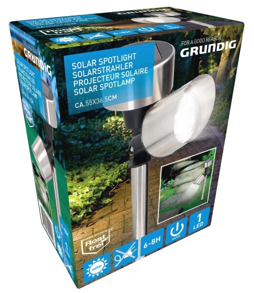 Grundig - Lampă solară LED 1,2V 40 mAh