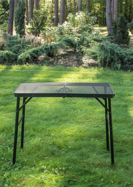 Masă de camping pliabilă - practică și ușor de transportat 80x40x66cm