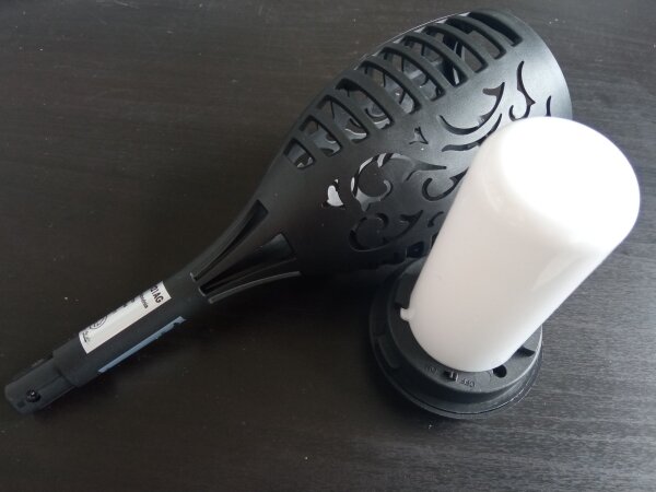 Lampă solară LED cu senzor de amurg, 1,2 W / 1,2 V, 600 mAh, IP44