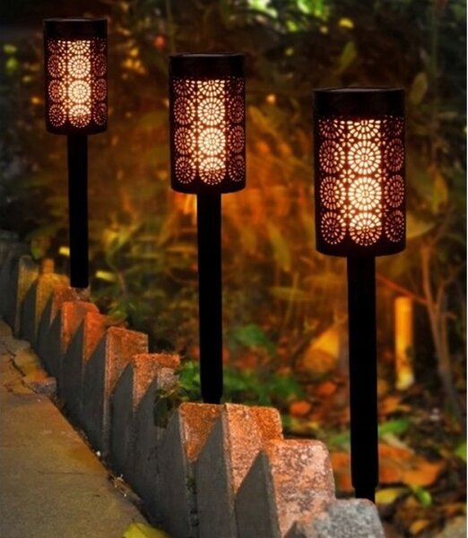 Lampă solară cu LED și senzor de amurg, 2 V, IP44, 600 mAh