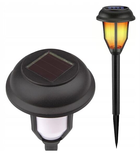 Lampă solară LED cu senzor de amurg, 2 V, IP44, 600 mAh